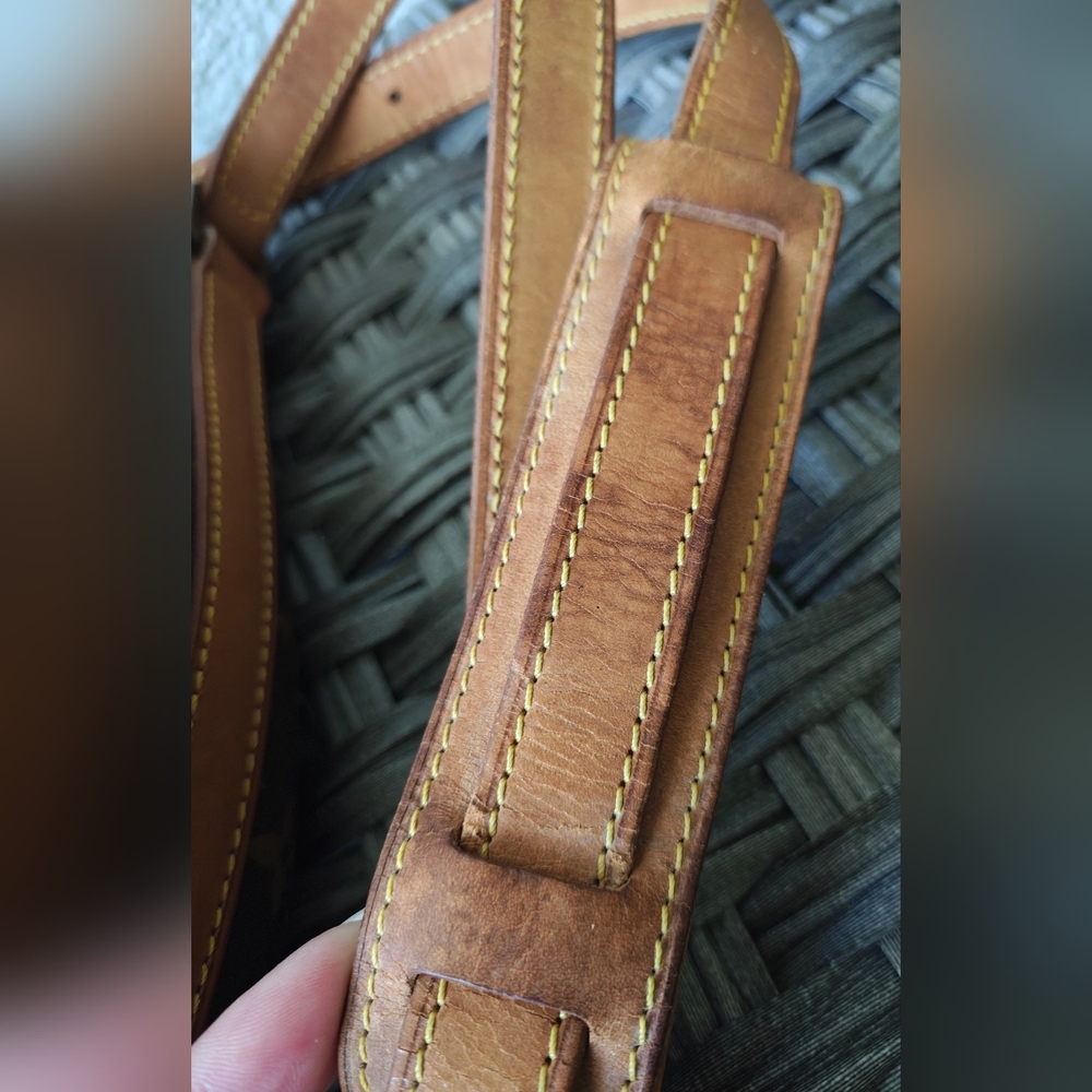 Louis Vuitton Monogram Brown & Tan Crossbody Saddle Bag - Picture 5 of 16